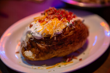 Rustic Loaded Baked Potato