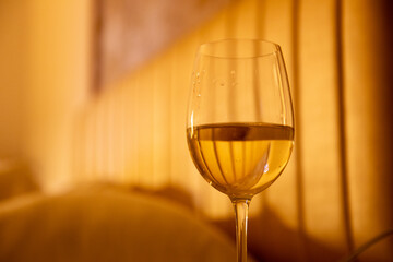 Late night glass of wine