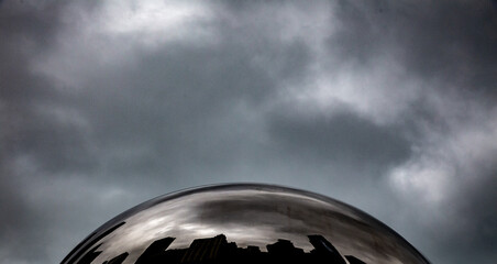 Reflection off of the Bean