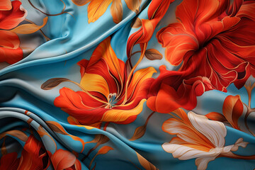 Beautiful fabric, background texture. Generative AI