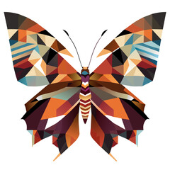 Abstract Butterfly Geometry Illustration	
