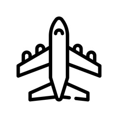 plane line icon