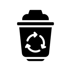 bin glyph icon