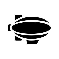 zeppelin glyph icon © HacaStudio