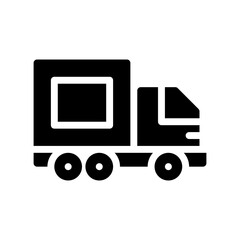 truck glyph icon