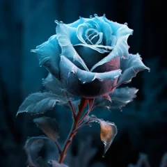 Fototapeten single red rose © Naila