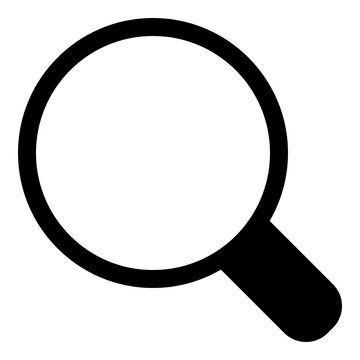 Magnifying glass icon for search and exploration