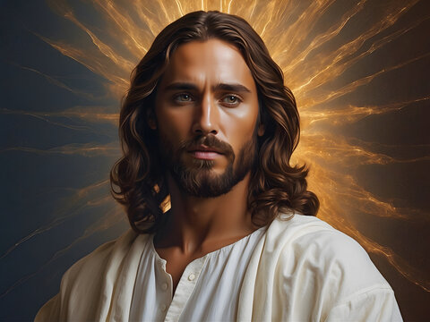 A portrait of Jesus Christ