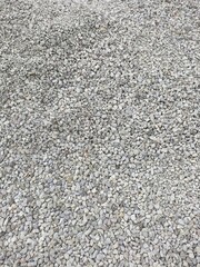 texture of gravel stones on ground background