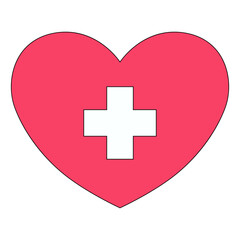 Fototapeta premium World Humanitarian day illustration. Humanitarian, and donation for social issue. Vector illustration.