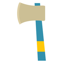 Camping equipment illustration. Bag, maps, flashlight, campfire, compass, and camping stuff. Vector illustration.