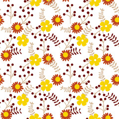 summer floral background Vector seamless. leaf pattern Seamless pattern hand-drawn with tropical leaves. floral seamless pattern with leaves The geometric pattern