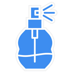 Vector Design Perfume Icon Style