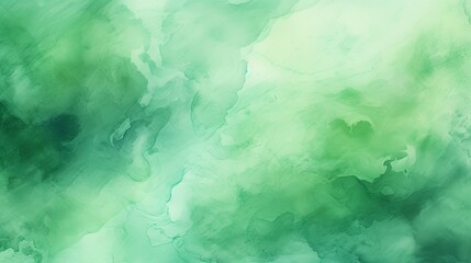 Green Watercolor Texture An Abstract Background.