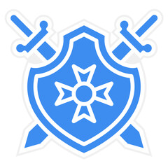 Vector Design Shield Icon Style