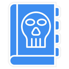 Vector Design Literary Horror Icon Style