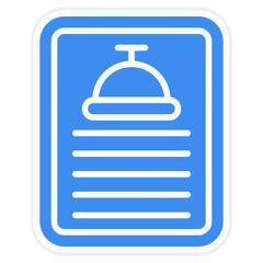 Vector Design Daily Menu Icon Style