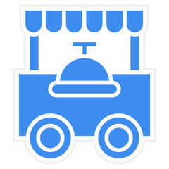 Vector Design Food Cart Icon Style
