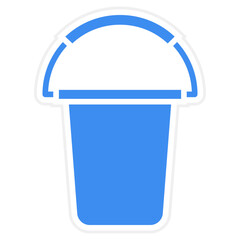 Vector Design Pail Icon Style