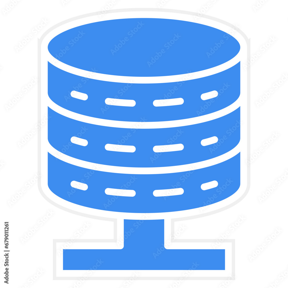 Poster vector design database icon style