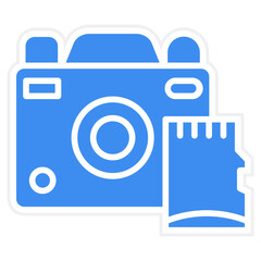 Vector Design Camera Drive Icon Style