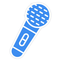 Vector Design Microphone Icon Style