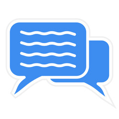 Vector Design Chat Icon Style