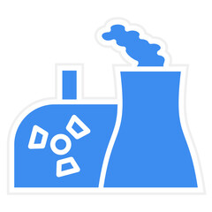 Vector Design Nuclear Icon Style
