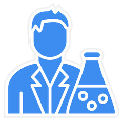 Vector Design Chemist Icon Style
