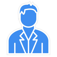 Vector Design Scientist Icon Style