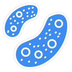 Vector Design Bacteria Icon Style