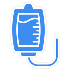 Vector Design Blood Bag Icon Style