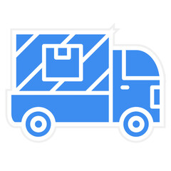 Vector Design Delivery Truck Icon Style