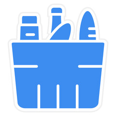 Vector Design Grocery Icon Style
