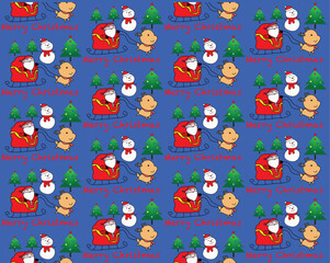 seamless pattern with christmas