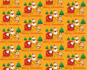 seamless pattern with christmas