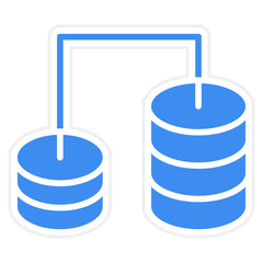 Vector Design Database Icon Style