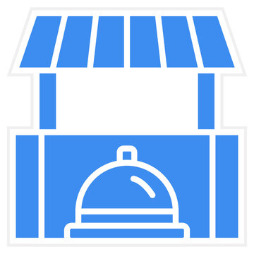 Vector Design Food Cart Icon Style