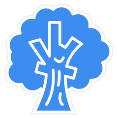 Vector Design Dry Tree Icon Style