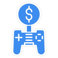 Vector Design Game Money Icon Style