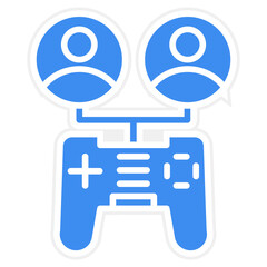 Vector Design Game Viewers Icon Style
