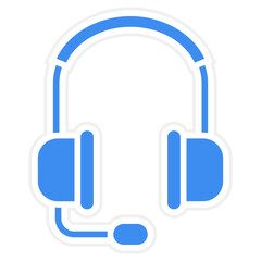 Vector Design Headphones Icon Style