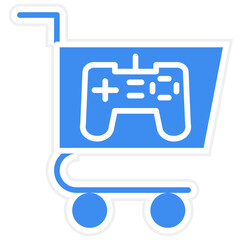 Vector Design Purchase Game Icon Style