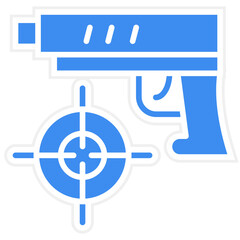 Vector Design Shooting Icon Style