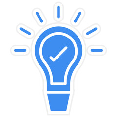 Vector Design Idea Icon Style