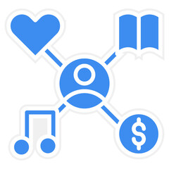 Obraz premium Vector Design Lifestyle Icon Style