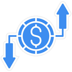 Vector Design Budget Breakdown Icon Style