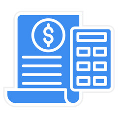 Vector Design Estimate Icon Style