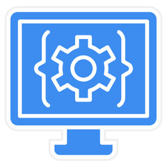 Vector Design Ide Icon Style