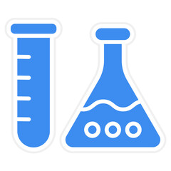 Vector Design Chemical Laboratory Icon Style